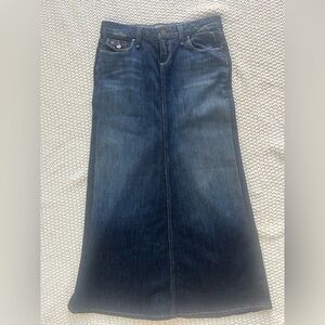 Paige Premium Denim maxi skirt Jeans like NEW size 25